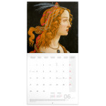 NOTIQUE Poznámkový kalendár Sandro Botticelli 2027, 30 x 30 cm