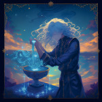 NOTIQUE Poznámkový kalendár Anime Zodiac 2027, 30 x 30 cm
