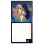 NOTIQUE Poznámkový kalendár Anime Zodiac 2027, 30 x 30 cm