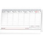 NOTIQUE Stolový kalendár s európskymi sviatkami CZ 2027 25 x 12,5 cm