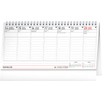 NOTIQUE Stolový kalendár Plánovací CZ/SK 2027, 25 x 12,5 cm