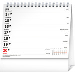 NOTIQUE Stolový kalendár Plánovací s citátmi 2027, 16,5 x 13 cm