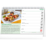 NOTIQUE Stolový kalendár Rýchle recepty CZ 2027, 23,1 x 14,5 cm