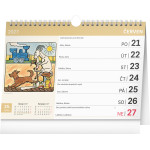 NOTIQUE Stolový kalendár Josef Lada CZ 2027, 30 x 21 cm