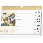 NOTIQUE Stolový kalendár Josef Lada CZ 2027, 30 x 21 cm