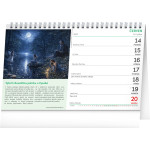 NOTIQUE Stolový kalendár Tipy na výlety s detmi CZ 2027, 23,1 x 14,5 cm