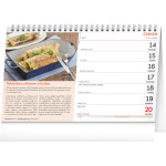 NOTIQUE Stolový kalendár Recepty našich babičiek CZ 2027, 23,1 x 14,5 cm