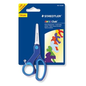 Nožnice školské 14 cm pre ľavákov STAEDTLER Noris Club modré