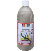 Tempera 500 ml Südor metalovo strieborná