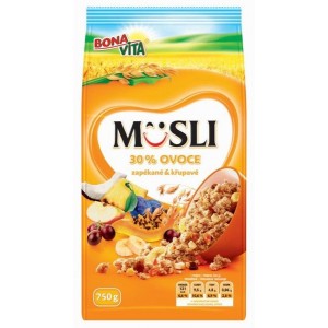 Müsli cereálie Emco 750g ovocné