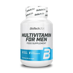 Multivitamín, 60 tabliet, pre mužov, BIOTECH USA