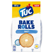Chrumkavé chlebíčkové chipsy, 80 g, TUC