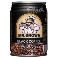 Ľadová káva Mr. Brown 0,25l black plech