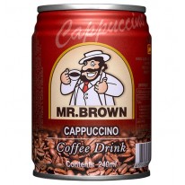 Ľadová káva Mr. Brown 0,25l cappuccino plech