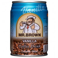Ľadová káva Mr. Brown 0,25l vanilla  plech