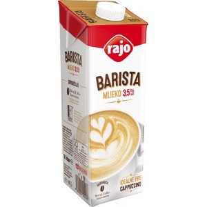 Trvanlivé mlieko Rajo Barista 1l plnotučné 3,5%