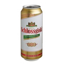 Pivo nealko SchlossGold 0,5l plech