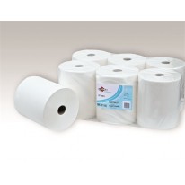 Papierové utierky v kotúči Lucart 2 vrstvové extra biele
