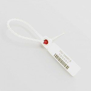 Bezpečnostná plomba F02 biela