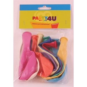 Balón 26 cm perleťový mix farieb