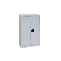 Kancelárska skriňa na dokumenty, 2 police, zváraná, v 100 x š 60 x h 42 cm, farba RAL7035 svetlosivá