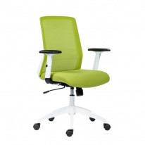 Kancelárska stolička Novello White zelená