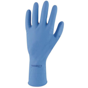 Rukavice ochranné latexové SEMPERVELVET modré veľ. 10/XL