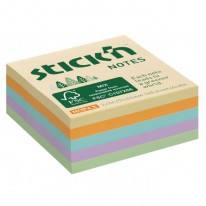 Samolepiaci bloček Stick’n Hopax mini, 51x51 mm, lúčny mix pastelových farieb, 240 lístkov