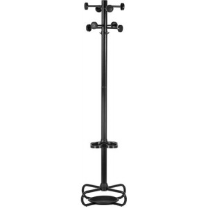Stojanový vešiak kovový čierny