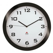 Nástenné hodiny Alba Horissimo 38cm čierne