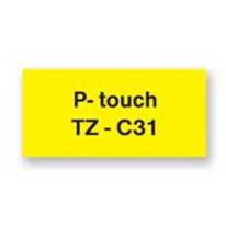 Samolepiaca páska Brother TZ-C31 12 mm neonžltá/čierna