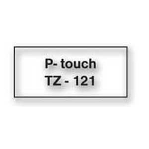 Samolepiaca páska Brother TZe-121 9 mm priehľadná/čierna