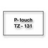 Samolepiaca páska Brother TZe-131 12 mm priehľadná/čierna