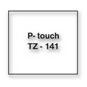 Samolepiaca páska Brother TZe-141 páska 18 mm priehľadná/čierna