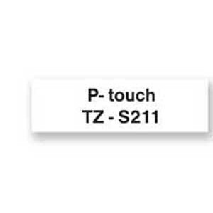 Samolepiaca páska Brother TZe-S211 6 mm biela/čierna