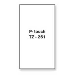Samolepiaca páska Brother TZe-261 36 mm biela/čierna