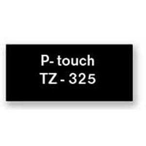 Samolepiaca páska Brother TZe-325 9 mm čierna/biela