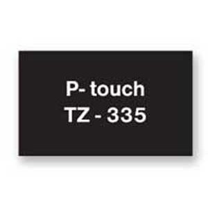 Samolepiaca páska Brother TZe-335 12 mm čierna/biela
