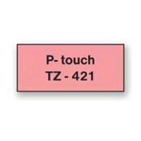 Samolepiaca páska Brother TZe-421 9 mm červená/čierna