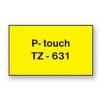 Samolepiaca páska Brother TZe-631 12 mm žltá/čierna