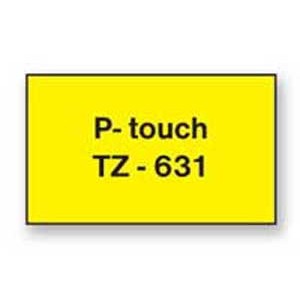 Samolepiaca páska Brother TZe-631 12 mm žltá/čierna