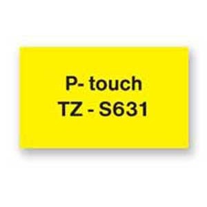 Samolepiaca páska Brother TZe-S631 12 mm žltá/čierna