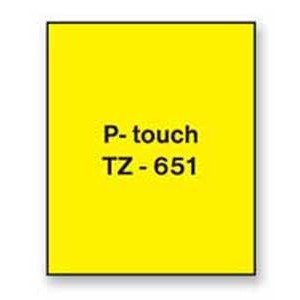 Samolepiaca páska Brother TZe-651 24 mm žltá/čierna