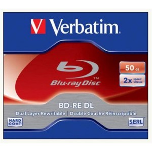 BD-R Blu-Ray dvojvrstvové 50 GB 2x prepisovateľné klasický obal