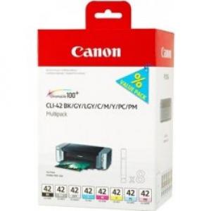 Atramentová náplň Canon CLI-42 multiPack BK/GY/LGY/C/M/Y/PC/PM pre PIXMA Pro 100
