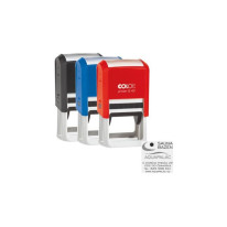 Pečiatka Colop Printer Q43 43x43mm - odtlačok modrý