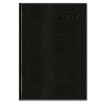 Diár týždenný B5 16,5 x 24,5 cm Manager 2027 - čierny