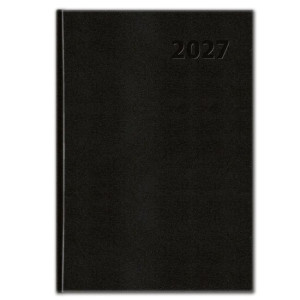 Diár týždenný B5 16,5 x 24,5 cm Manager 2027 - čierny