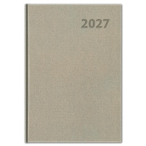 Diár týždenný B5 16,5 x 24,5 cm Manager 2027 - platinový