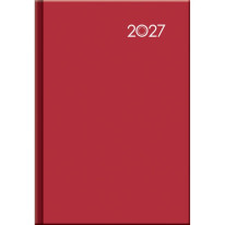 Diár FALCON týždenný A5 14,2 x 20,4 cm červený 2027